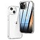 ONES for iPhone 13 Slim Case Clear PC TPU HybridMilitaryGrade Drop ProtectionAntiYellowing Shockproof Silicone Hard Cover for iPhone 13 Transparent Case