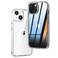 ONES for iPhone 13 Slim Case Clear PC TPU HybridMilitaryGrade Drop ProtectionAntiYellowing Shockproof Silicone Hard Cover for iPhone 13 Transparent Case