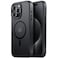 Tigowos Strong Magnetic for iPhone 15 Pro Case Fits MagSafe 10FT Drop Resistant Matte Skin Feeling Back Cover Shockproof Slim Fit for iPhone 15 Pro Phone Case 61 inch Black