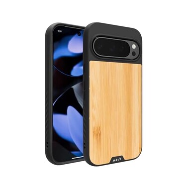 Mous for Google Pixel 9 Pro Case MagSafe Compatible Limitless 50 Bamboo Protective Pixel 9 Pro Case Shockproof Phone Cover