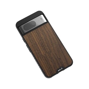 Mous for Google Pixel 8 Case MagSafe Compatible Limitless 50 Walnut Protective Pixel 8 Case Shockproof Phone Cover