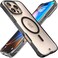 REBEL Frosted Series Gen6 Clear Case for iPhone 16 Pro Max Strong MagSafe Compatible Grip Sides Translucent Matte Texture Protective Shockproof Bumpers Metal Lens Buttons 69 Inch