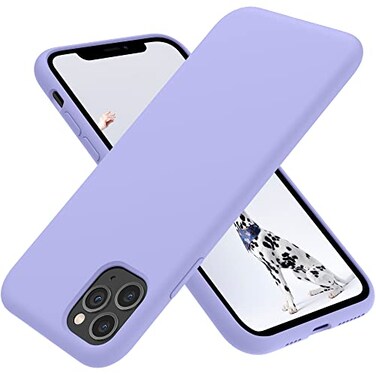 OTOFLY Compatible with iPhone 11 Pro Max CaseUltra Slim Fit iPhone Case Liquid Silicone Gel Cover with Full Body Protection AntiScratch Shockproof Case Light Purple