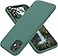 OTOFLY for iPhone 11 Case Phone Case 11Slim Shockproof AntiFingerprint AntiScratch Microfiber Lining Protective Cover Compatible with iPhone 11 61 inch Pine Green