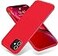 OTOFLY Compatible with iPhone 11 CaseUltra Slim Fit iPhone Case Liquid Silicone Gel Cover with Full Body Protection AntiScratch Shockproof Case Red