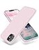 OTOFLY Compatible with iPhone 11 CaseUltra Slim Fit iPhone Case Liquid Silicone Gel Cover with Full Body Protection AntiScratch Shockproof Case Ice Pink