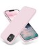 OTOFLY Compatible with iPhone 11 CaseUltra Slim Fit iPhone Case Liquid Silicone Gel Cover with Full Body Protection AntiScratch Shockproof Case Ice Pink