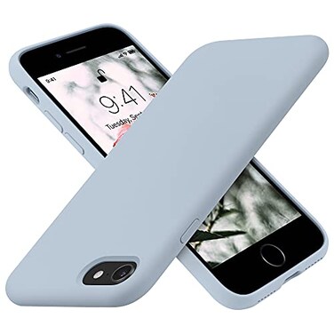 OTOFLY Case for iPhone SE 32 20222020 Edition iPhone 8 and iPhone 7 47Inch Silicone Shockproof Slim Thin Cover Baby Blue