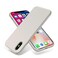 OTOFLY Compatible with iPhone XXS CaseUltra Slim Fit Liquid Silicone Gel Cover with Full Body Protection AntiScratch Shockproof Case White Stone