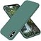 OTOFLY Compatible with iPhone X CaseUltra Slim Fit iPhone Xs Case Liquid Silicone iPhone 10 Case with Full Body Protection AntiScratch Shockproof Bumper 58 inch Pine Green