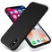 OTOFLY Compatible with iPhone Xs Max CaseUltra Slim Fit iPhone Case Liquid Silicone Gel Cover with Full Body Protection AntiScratch Shockproof Case Upgraded Version Black