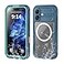 Omio Designed for iPhone 16 Waterproof Case Compatible with MagSafe Magnetic Waterproof Full Body IP68 Underwater Case Builtin Screen Protector Military Grade Shockproof Case for Men Women Teal