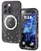 YOGRE 2025 Design for iPhone 16 Pro Max Case Waterproof Full Body Protection Case with Builtin Screen Compatible with MagSafe Heavy Duty Military Protection Cover for iPhone 16 Pro Max 69 Black