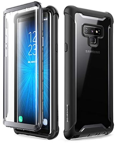 i-Blason iBlason Ares Designed for Galaxy Note 9 Case FullBody Rugged Clear Bumper Case with Builtin Screen Protector for Galaxy Note 9 2018 Release Black
