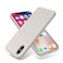 OTOFLY Compatible with iPhone Xs Max CaseUltra Slim Fit iPhone Case Liquid Silicone Gel Cover with Full Body Protection AntiScratch Shockproof Case White Stone