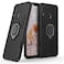MaiJin LuluMain Compatible with Huawei Nova3 Case Metal Ring Grip Kickstand Shockproof Hard Bumper Works with Magnetic Car Mount Dual Layer Rugged Cover for Huawei Nova 3 Black