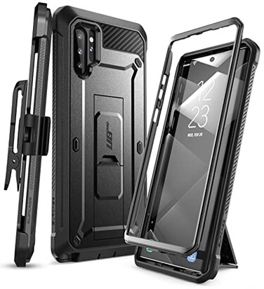 SUPCASE for Samsung Galaxy Note 10 PlusNote 10 Plus 5G Case Unicorn Beetle Pro Builtin Stand Belt Clip FullBody Rugged Phone Case Without Screen Protector for Galaxy Note 10 Plus Black