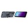 MaiJin Compatible with VIVO V20 Case Metal Ring Grip Kickstand Shockproof Hard Bumper Works with Magnetic Car Mount Dual Layer Rugged Cover Navy Blue