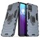 MaiJin Compatible with VIVO V20 Case Metal Ring Grip Kickstand Shockproof Hard Bumper Works with Magnetic Car Mount Dual Layer Rugged Cover Navy Blue