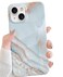 J.west Jwest Case Compatiable with iPhone 13 61 inchUnique Grey Marble Print Pattern Agate Slice Stone Design Soft TPU Slim Fit Protective Phone Cover Case for Women Girls Grey
