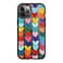 CASETiFY Impact Case for iPhone 12 Pro Max Clear Polka Daub Hearts Clear Black