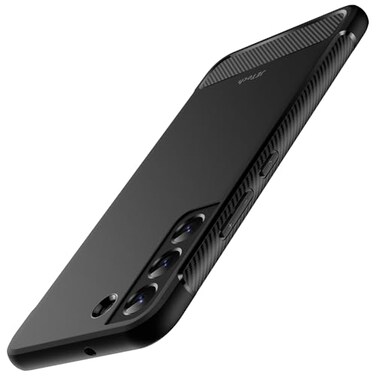 JETech Slim Fit Case for Samsung Galaxy S22 5G 61Inch Thin Phone Cover with ShockAbsorption and Carbon Fiber Design Black