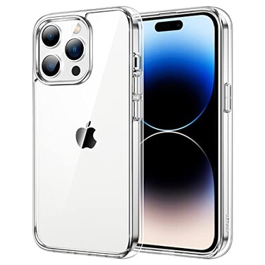 JETech Case for iPhone 14 Pro 61Inch NonYellowing Shockproof Phone Bumper Cover AntiScratch Clear Back Clear