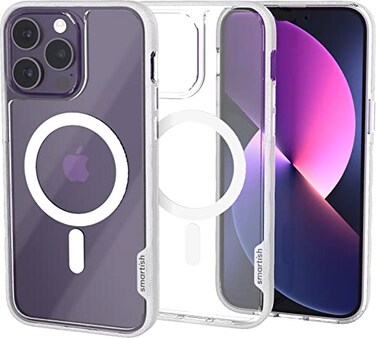 Smartish iPhone 14 Pro Max Slim Case Gripmunk Compatible with MagSafe Lightweight Protective Thin Grip Cover Nothin to Hide