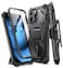 i-Blason iBlason Armorbox for iPhone 14 Pro Max Case with Stand Builtin Screen Protector MilitaryGrade Protection FullBody Rugged Protective Bumper Case with Kickstand Belt Clip Holster Black