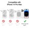 JETech Case for iPhone 14 Pro Max 67Inch NonYellowing Shockproof Phone Bumper Cover AntiScratch Clear Back Black