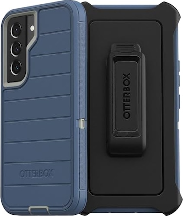 OtterBox Defender Series Screenless Case for Galaxy S22 Fort Blue