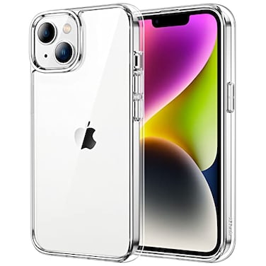 JETech Case for iPhone 14 Plus 67Inch NonYellowing Shockproof Phone Bumper Cover AntiScratch Clear Back Clear