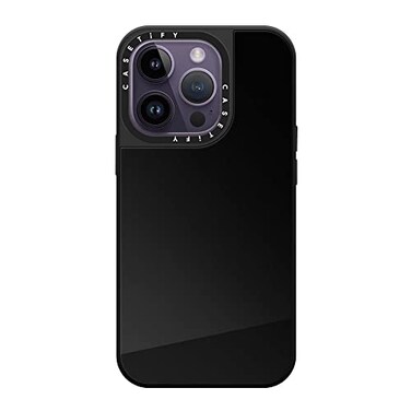 CASETiFY Mirror iPhone 14 Pro Case Reflective 49ft Drop ProtectionCompatible with Magsafe Black On Black