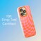 Sonix Case for iPhone 14 Pro Max Compatible with MagSafe 10ft Drop Tested Checkered Orange Pink