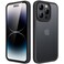JETech Matte Case for iPhone 14 Pro Max 67Inch Shockproof Military Grade Drop Protection Frosted Translucent Back Phone Cover AntiFingerprint Black