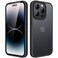 JETech Matte Case for iPhone 14 Pro Max 67Inch Shockproof Military Grade Drop Protection Frosted Translucent Back Phone Cover AntiFingerprint Black