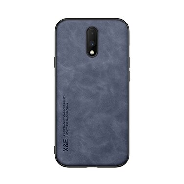 Kepuch Silklike Case for Oneplus 7 Cover Bumper Builtin Metal Plate for Oneplus 7 Blue