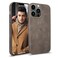 Cretanbull Genuine Leather Case Oil Waxed Full Grain AntiScratch Leather Case Compatible with iPhone 12 Pro Max Shockproof Drop Proof Protective Slim Case 12 Pro Max Ash
