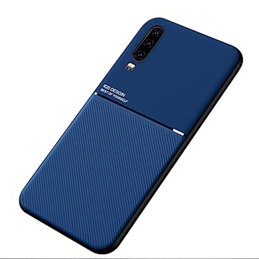 Kepuch Mowen Case Cover Bumper Builtin Metal Plate for Huawei P30 Blue