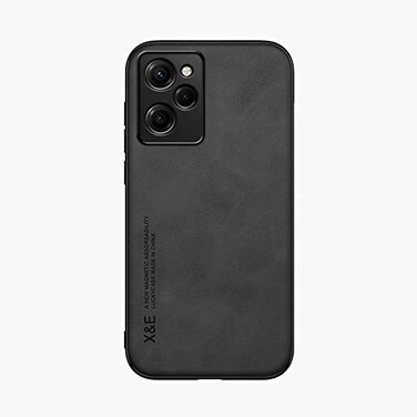 Kepuch Silklike Case for Xiaomi Poco X5 Pro 5GRedmi Note 12 Pro Speed Cover Bumper Builtin Metal Plate for Xiaomi Poco X5 Pro 5GRedmi Note 12 Pro Speed Black