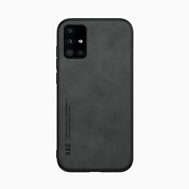 Kepuch Silklike Case for Samsung Galaxy A71 5G Cover Bumper Builtin Metal Plate for Samsung Galaxy A71 5G Black