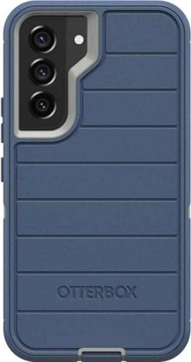 OtterBox Defender Series Case for Samsung Galaxy S22 Only Case Only Microbial Defense Protection NonRetail Packaging Fort Blue Fort Blue