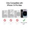 JETech Magnetic Case for iPhone 14 Pro Max 67Inch Compatible with MagSafe Translucent Matte Back Slim Shockproof Phone Cover Black