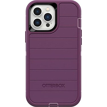 OtterBox Defender Series Screenless Edition Case for iPhone 13 Pro Max iPhone 12 Pro Max Only Case Only Microbial Defense Protection NonRetail Packaging Happy Purple