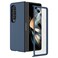Ruky for Z Fold 4 Case Full Body Protection Cases with Builtin Screen Protector Hard PC UltraThin AntiScratches Shockproof Protective Phone Case for Samsung Galaxy Z Fold 4 Dark Blue