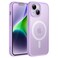 JETech Magnetic Case for iPhone 14 61Inch Compatible with MagSafe Translucent Matte Back Slim Shockproof Phone Cover Light Purple