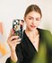 Turquiase Cute Flower Case for iPhone 1314 61 inch Built with Screen Protector Lightweight and Stylish Full Body Shockproof Protective Rugged TPU Case for WomenGirls