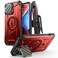 SUPCASE for iPhone 14 Pro Max CaseiPhone 13 Pro Max Case with Camera Cover Stand Compatible with MagSafe Builtin BeltClip Heavy Duty Magnetic Phone Case for iPhone 1413 Pro Max Ruddy