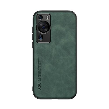 Kepuch Silklike Case for Huawei P60 Pro Cover Bumper Builtin Metal Plate for Huawei P60 Pro Green