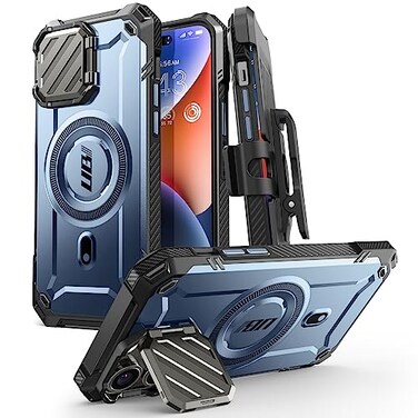 SUPCASE for iPhone 14 Pro Max CaseiPhone 13 Pro Max Case with Camera Cover Stand Compatible with MagSafe Builtin BeltClip Heavy Duty Magnetic Phone Case for iPhone 1413 Pro Max Tilt